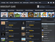Tablet Screenshot of mindcraftgame.net
